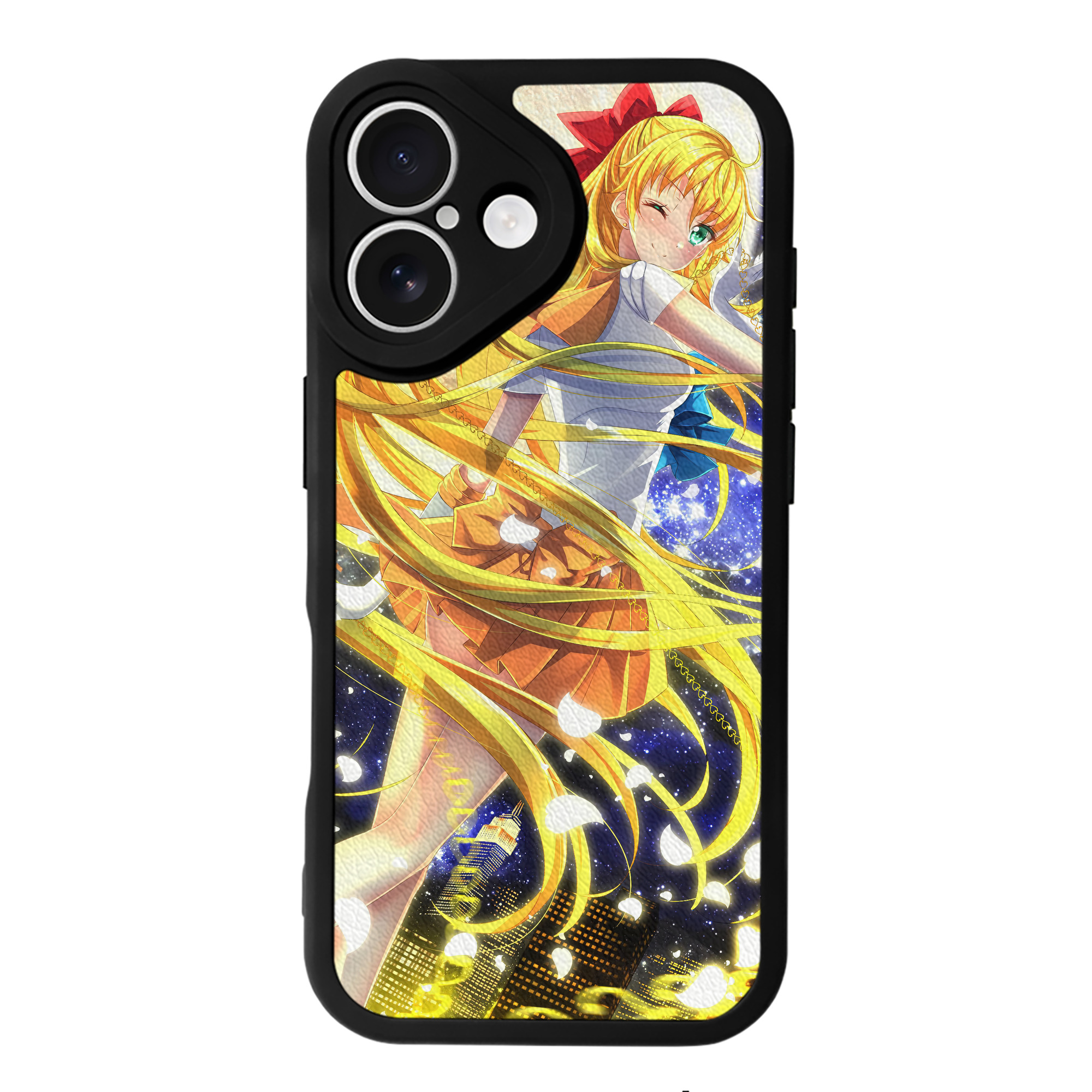 （画像用） 美少女戦士セーラームーン Sailor Moon 【iPhone 16シリーズ対応】シリコンスマホケース（レザー調） 材質：シリコン